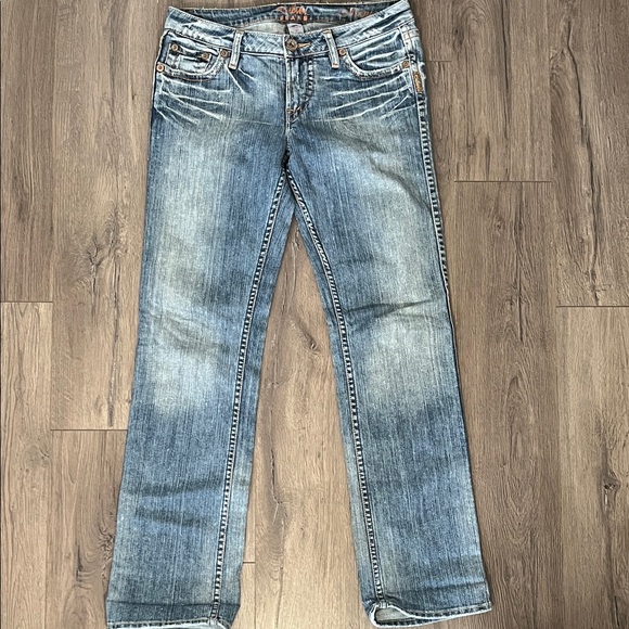 Silver Jeans Women's Light Blue Straight Leg Jeans - Picture 3 of 4